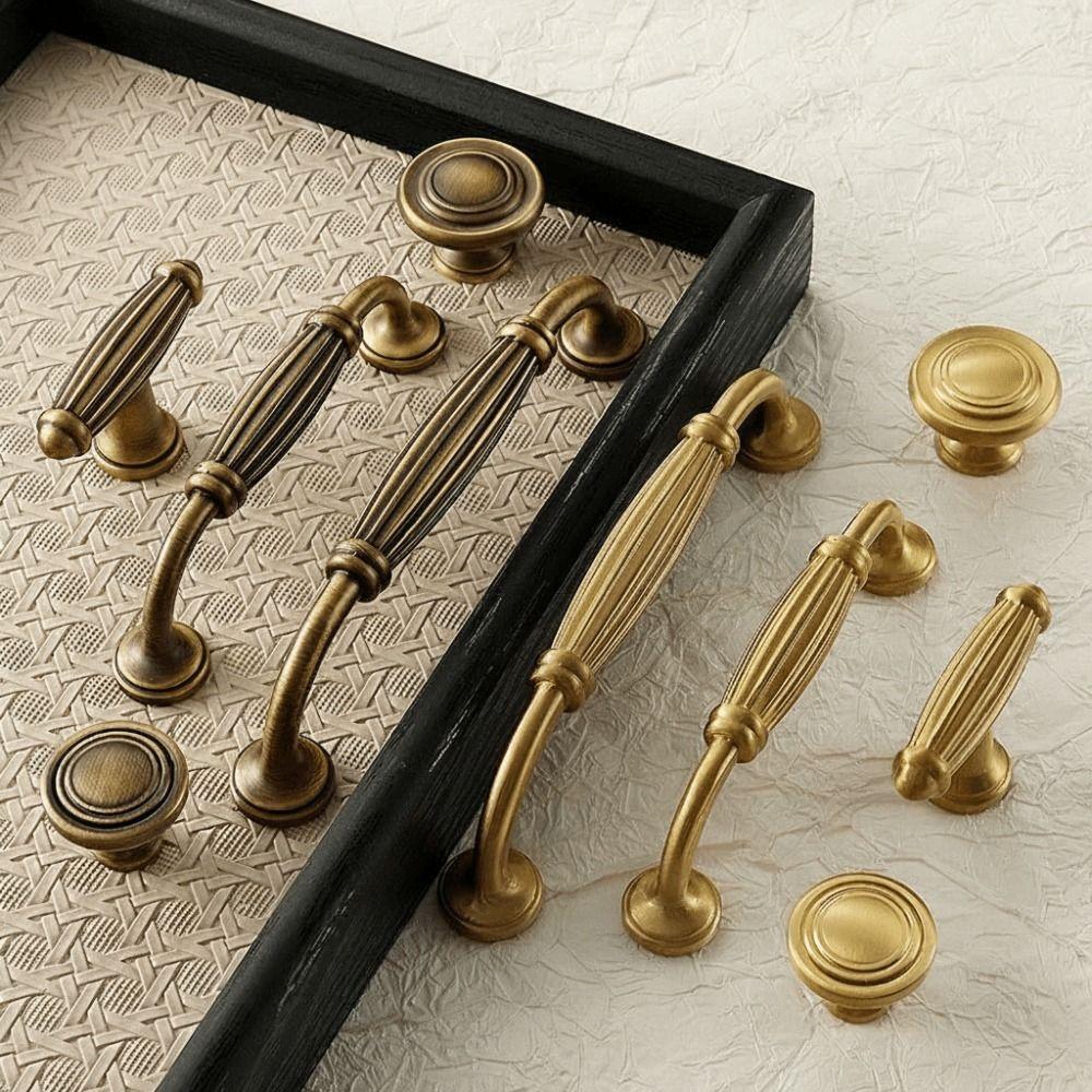 American Vintage Drawer Pulls Nordic Style Long Handles Vintage Furniture Handles Kitchen Cabinet