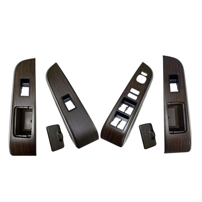 Versatile 4Pcs Window Glass Lifter Switch Panel Trim Cover Kit For Toyota Camry 2012-2017 74271-06330 74272-06340 74231-06420 B