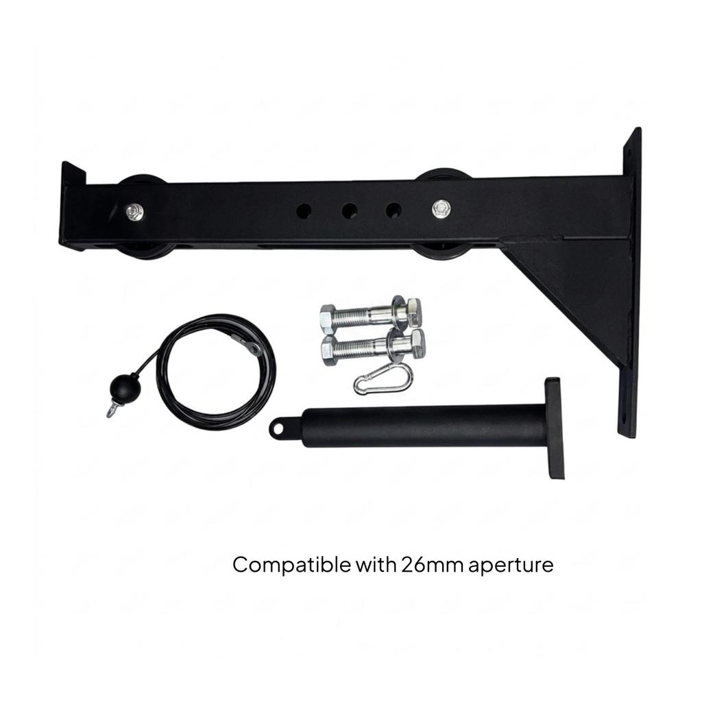 Accessorio Lat Machine Puleggia Rinforzata con Cavo d'Acciaio