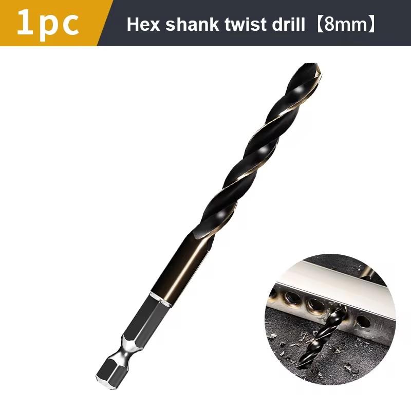 

Twist Drill Bit Set HSS Cobalt Wood Metal Hole Cutter Core Drilling Hex Shank Drill Bits Woodworking Power Tools Accessories