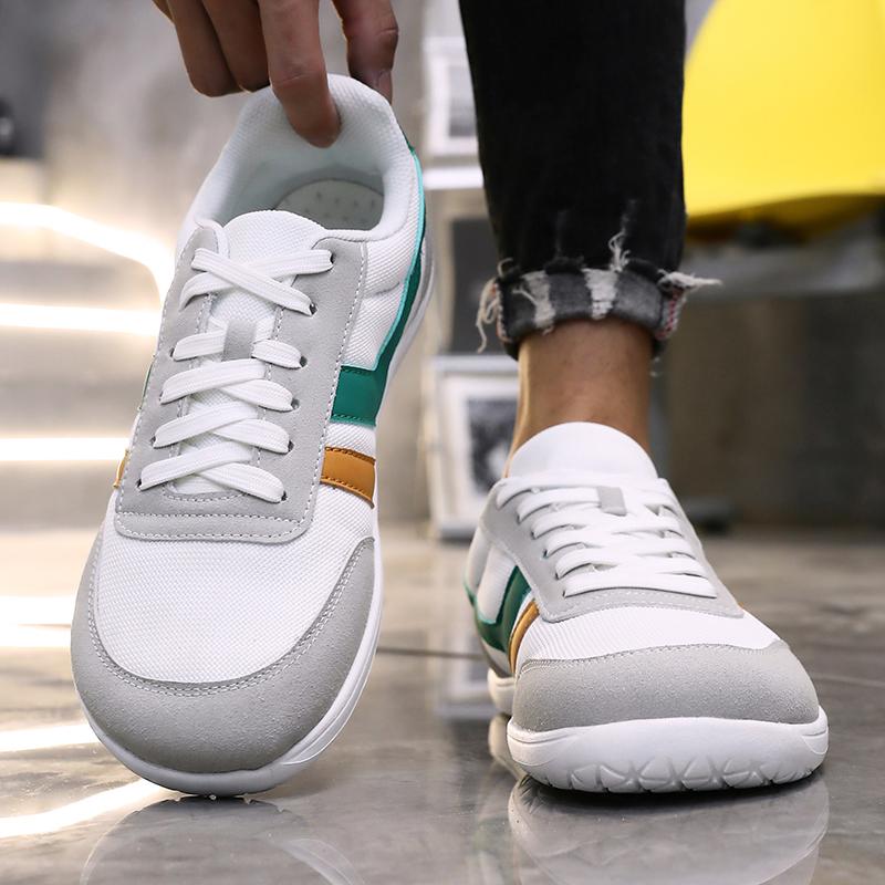 Fashion Tenis De Hombre Wide Toe Box Barefoot Shoes Minimalist Breathable Comfortable Outdoor Walking Shoe Sports Casual Blue Shoes 2025