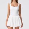 Cross-Border Nude Feel Yoga Two-Piece Women's Anti-Exposure Fitness Tennis Skirt
