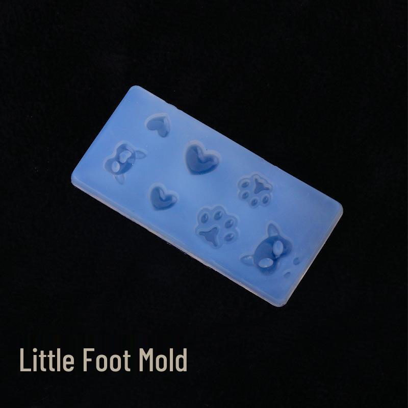 Teddy Bear Heart & Pegasus 3D Silicone Mold Set for Nail Art