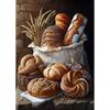 Delicious Assortment of Fresh Bread Posters Freshly Baked Wheat Prints Canvas Painting Wall Art Pictures Home Living Room Decor