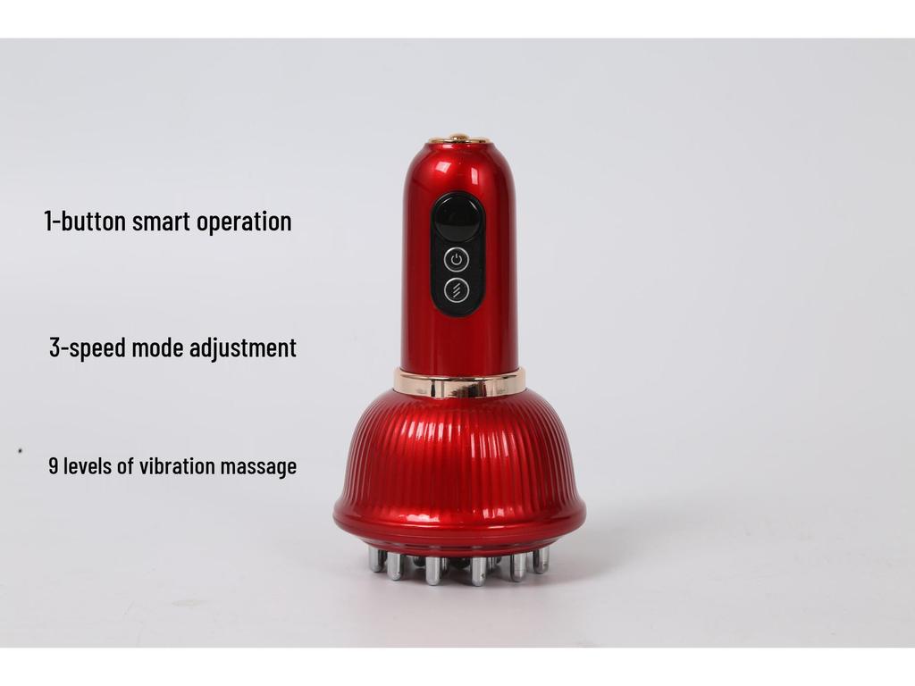 Wireless Heating Slimming Belly Massager with Full Body Vibration and Meridian Dredging Electric Brush