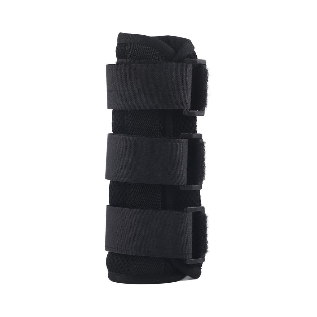 Forearm Splint Firmly Fixed Adjustable Flexible Enhanced Arm Support with 4 Hook and Loop StrapsS