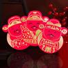 8pcs/set Chinese Style Red Pocket Paper Lucky Money Bag Traditional Red Envelope  Festival