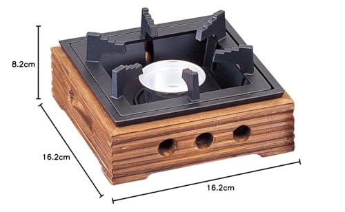 Yamashita Craft Folk Art Stove, Burnt Cedar, Large, 55560000