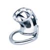 CB Lock for Men Stainless Steel Penis Cage Adult Sex Toy Cock Cage Cockring BDSM Slave Fetish Chastity Device Cuckold