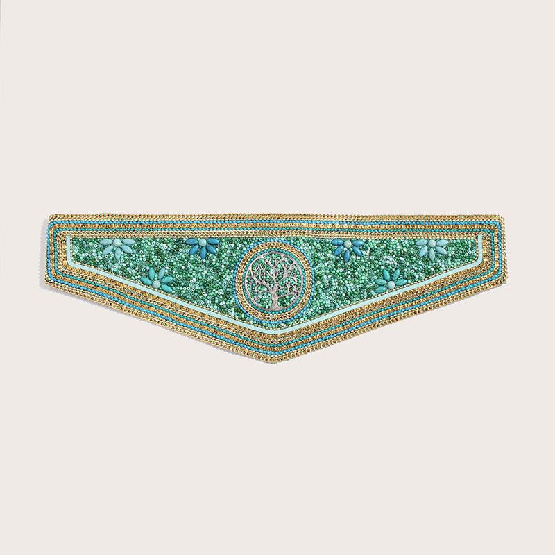 Beaded Waist Bohemian Sash With Handcrafted Shell Embellishments For Women Elegant Fashion