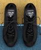 Wetheroad Wtrd3116-3 Lazy Suede Racing Sneakers Mesh Black