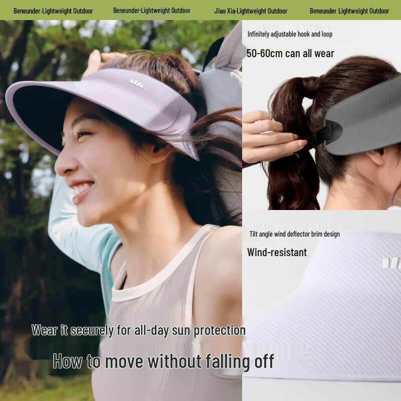 Banana Umbrella Women s Roll-Up UV Protection Sun Visor