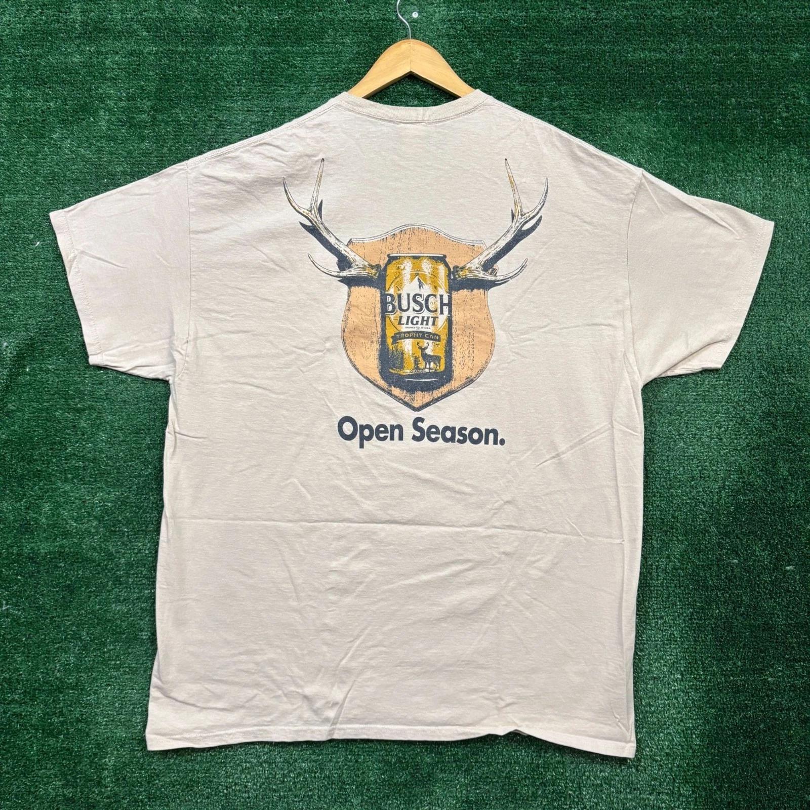 Junk Food Clothing x Busch Light Open Season T-shirt Size Extra Large 3XL