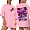 Women's Round Neck Short Sleeve T-shirt Casual Loose Top
