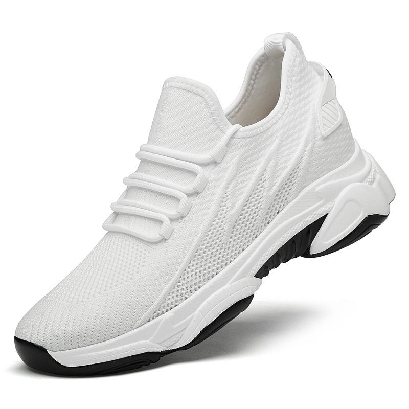 Sneakers Men Elevator Shoes Height Increase Shoes For Men Casual Insole 10cm 8cm 6cm Optional Heels Moccasins Taller Male Sports
