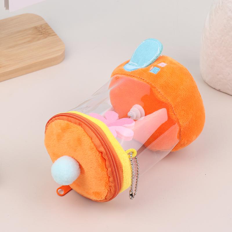 

Fun Drawstring Rotating Plush Toy Flowers Blender Plush Pull String Wind-Up Flowers Juicer Plush Toy For Children Stress Relief