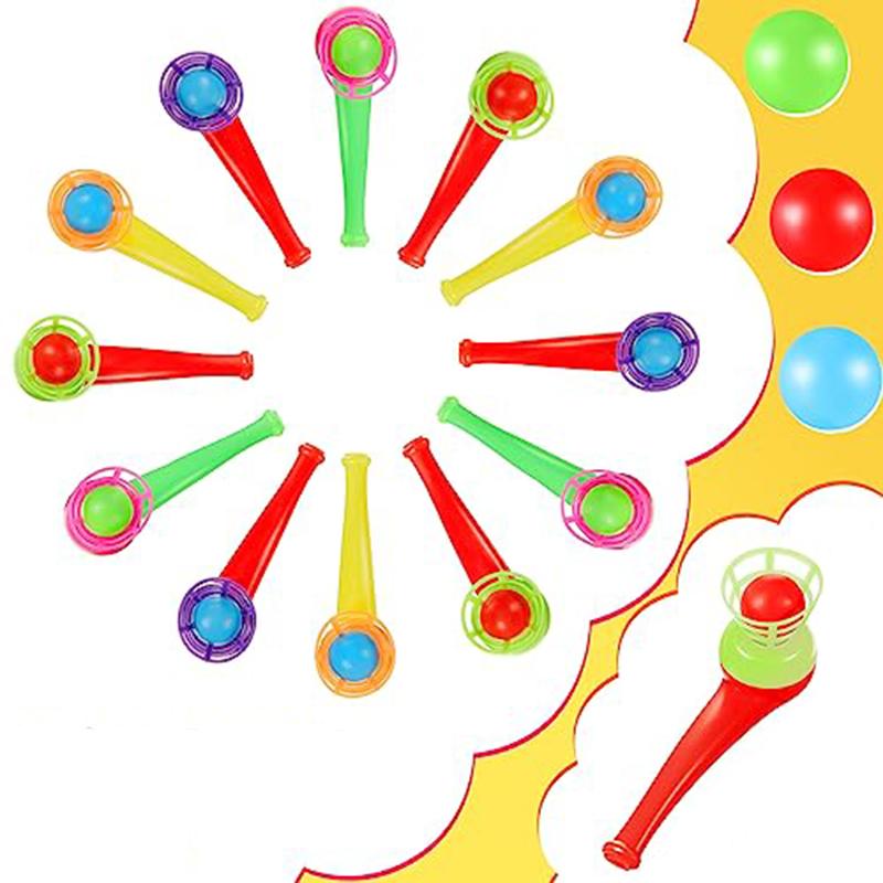 

10-50PCS Fun Magic Blowing Pipe Floating Ball Game Kids Birthday Party Favors Keepsakes Carnival Christmas Party Prizes Piñatas 10PCS Random