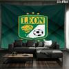 Club Leon Wall Tapestry Aesthetic Wall Hanging Printed Fabric Blanket Decorative Tapestries for Bedroom Living Room Home Decor
