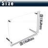 Acrylic Display Stands for Trading Cards, Easy To Assemble, Easy To Display, Easy To Use, Clear (Set of 4)