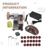 A60ZEU Plug,Belt Sander,Adjustable Speed Electric Knife Sharpener,15Degree Belt Grinder,Power Belt Sander For Woodworking Durabl