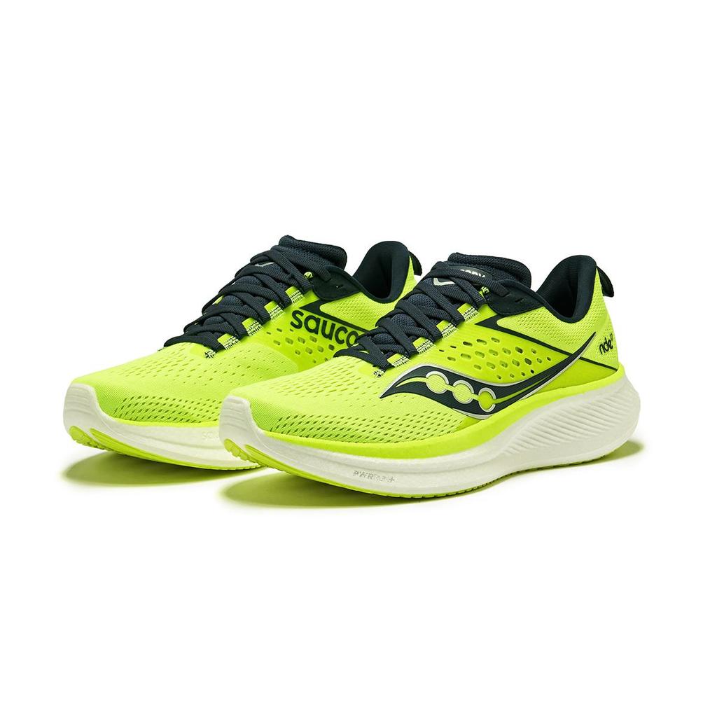 SAUCONY Scarpe da Corsa Ammortizzate da Uomo Ride 17 S20924-220 Citron/Navy