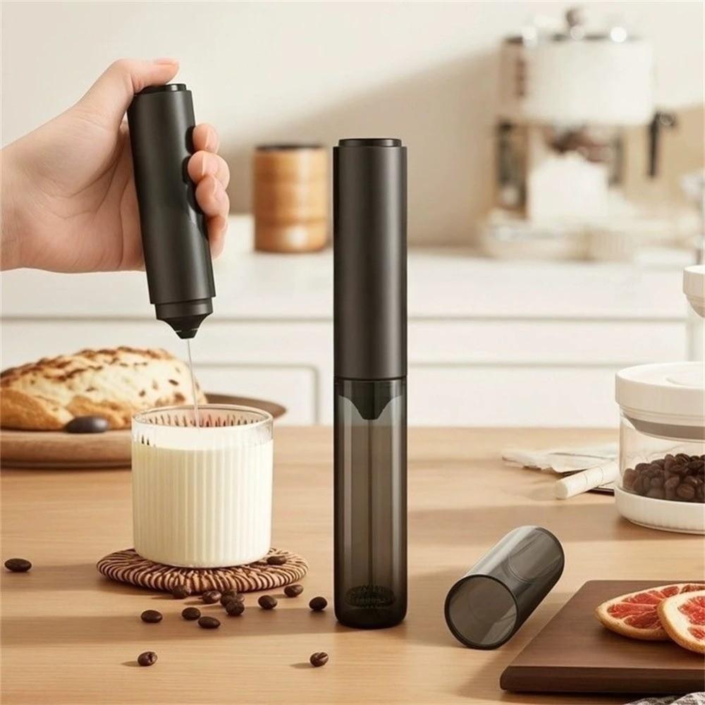 Powerful Stirrer Electric Milk Frother Stainless Steel Coffee Mixer Whisk Egg Beater  Kitchen Use