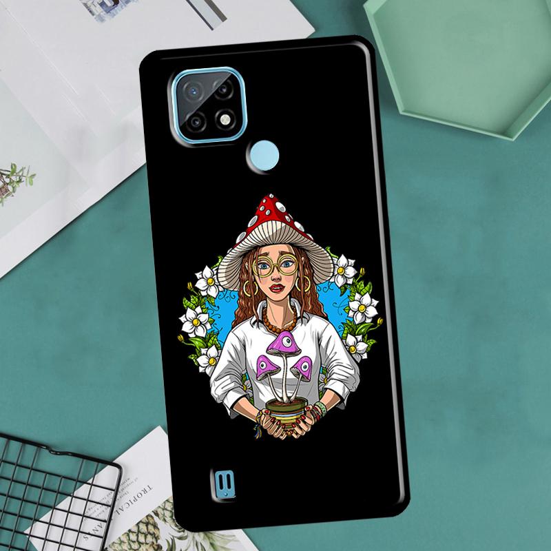 Shrooms Hippie Zauberpilz Hülle Für OnePlus Nord 2 9 10 Pro 9R 10R 8T Hülle Für Realme GT Master Neo 2 3 8i 9i 8 Pro