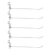 50Pcs Supermarket Shelf Hook Iron Strong Wear Resistant Flat Tip Peg Board Hook Slatwall Hanger