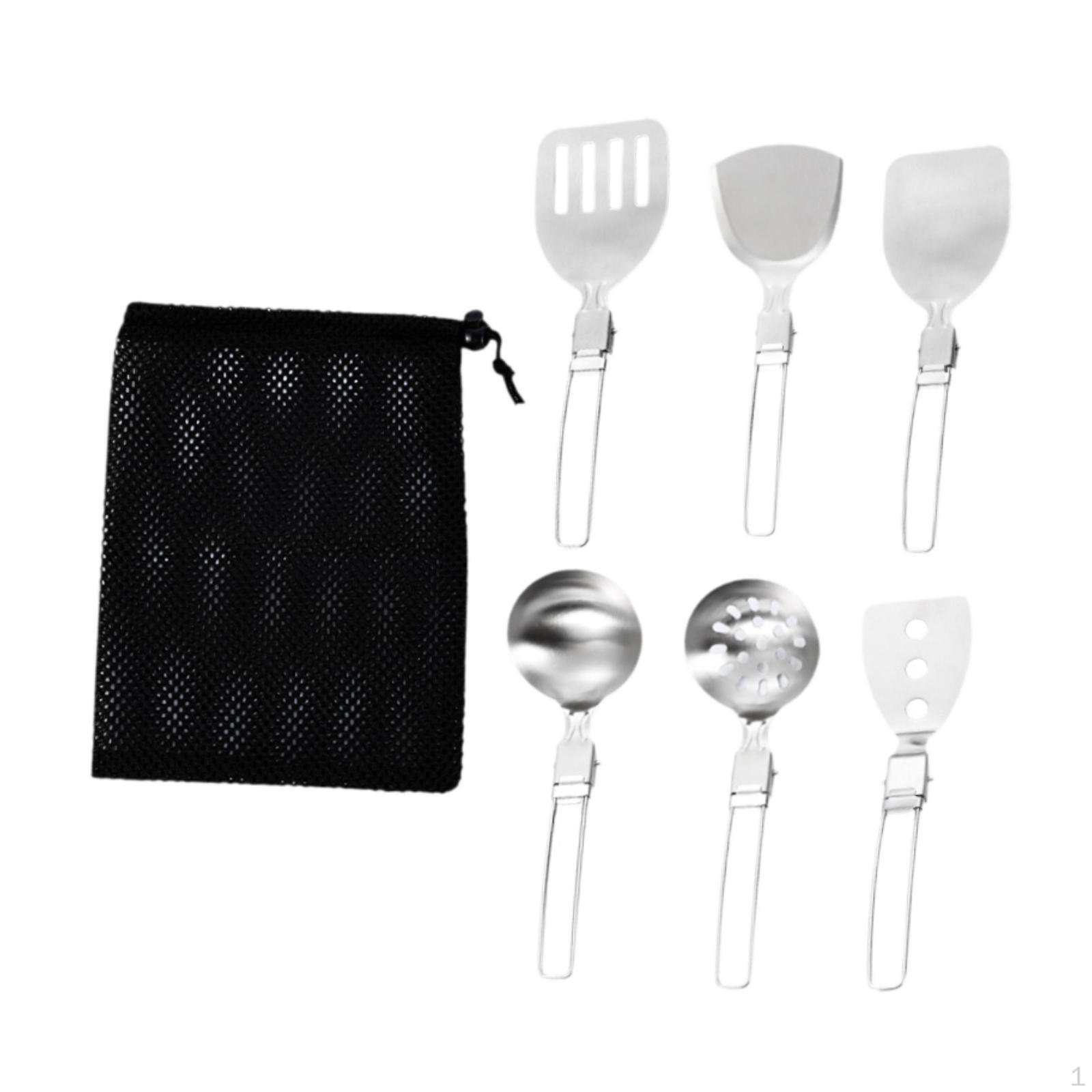 

Набор походной кухонной утвари, походная кухня, компактное снаряжение для отдыха на природе, кухонная утварь 6Pcs