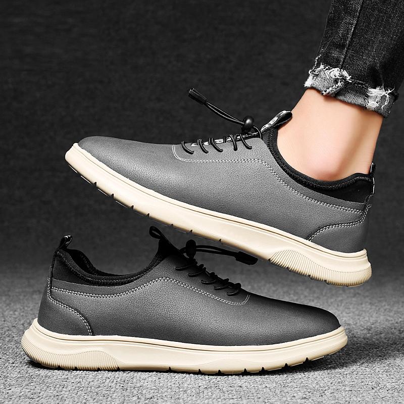 Men Genuine Leather Casual Shoes High Quality Drive Shoes Soft Sole Male Slip On Walking Shoes Fashion Outdoor Sneakers Trainers