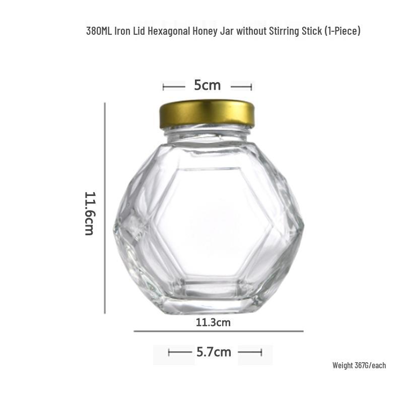 

Honey Glass Portion Jars: Transparent, Sealed Containers for Sauces, Jam, and Food Storage