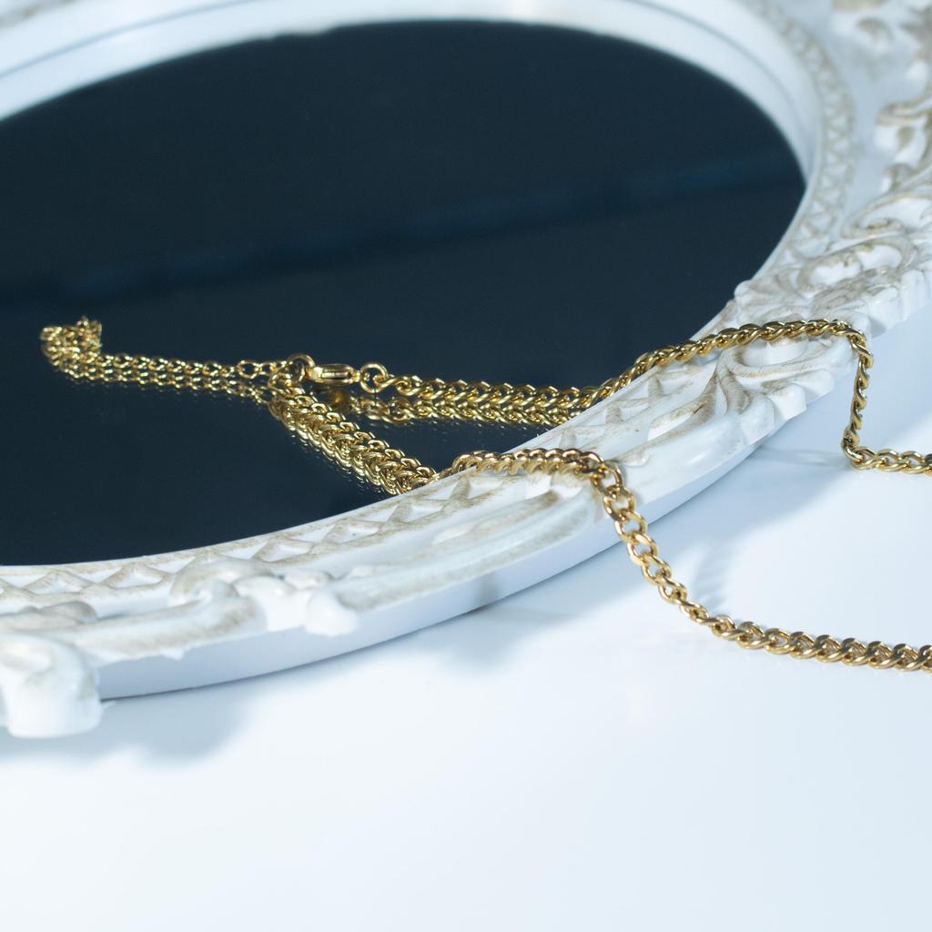 Trendy Name Plate Necklace Stainless Steel 18k Gold 2024 Stainless Steel Necklace