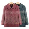 Grandma's Spring & Autumn Jacket: Elegant Lapel Top for Middle-aged & Elderly Women 2026