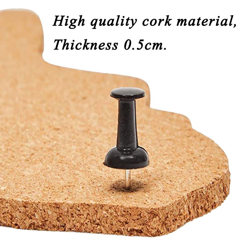 Cork World Map Puzzle Toy World Travel Footprint Po Background Wall Board With Adhesive Map Puzzle Toy Set Gift For Children
