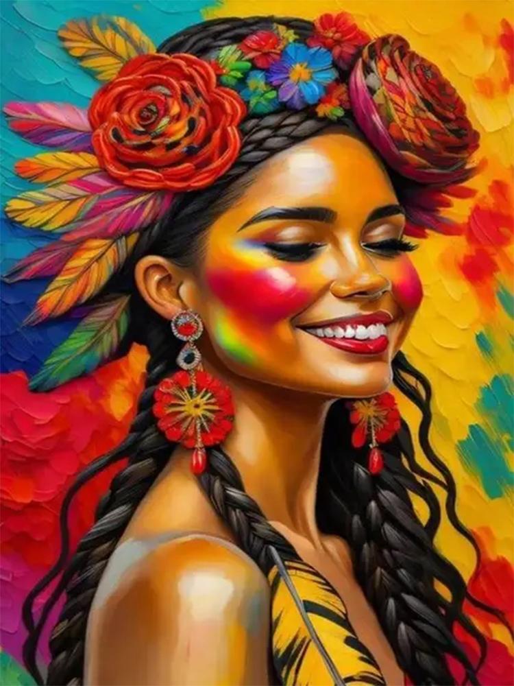 5D DIY Diamond Embroidery Women's Animal Set Pattern Painting Full Round Square Animal Mosaic Women's Home Decoration Gift