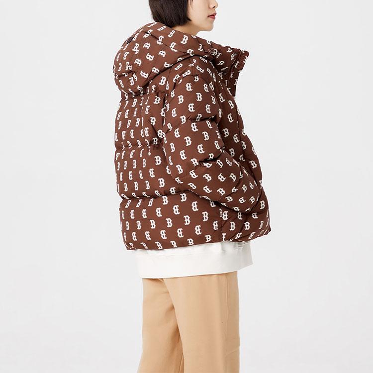 New MLB Down Jacket Unisex Dark Brown 3ADJM0326-43BRD