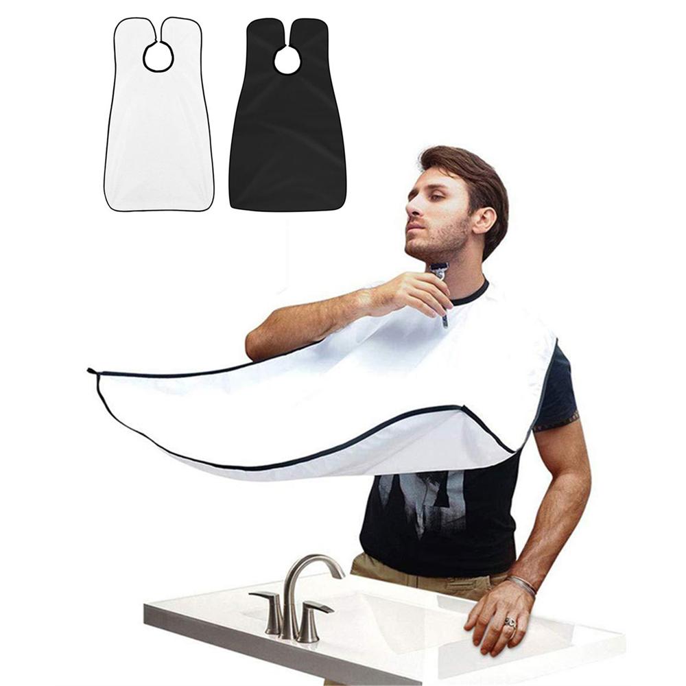 1 Stück Anti-Tropf Bartlätzchen, Rasierlätzchen, Bartschürze, Antihaft Bartumhang, Bartschneidelätzchen mit starkem Saugnapf