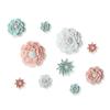 Ceramic Flower Wall Decoration Wall Decoration Creative Living Room Bedroom Wall TV Background Three-dimensional Decoration