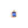 MamacitaSlay Special Meaningful diy Twelve Months Birthstone Colorful Square Glass Stainless steel charm jewelry accessories