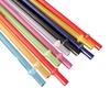 25Pcs Reusable Plastic Straws with Cleaning Brush Colorful Straws for Birthday Party Baby Shower Wedding Supplies Cocktail Straw