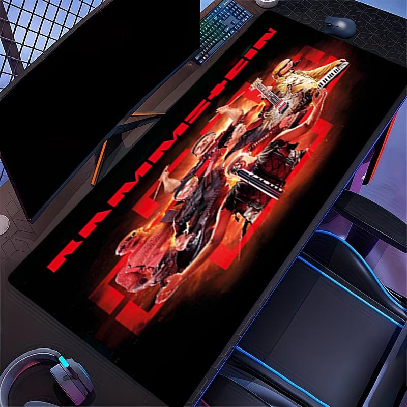 Rammstein Print Mouse Pad, for Keyboard Pad Laptop PC Mat for Office Home Use, Desk Decor, Perfect Birthday Gift for Gamers