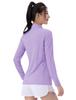 KEFITEVD Rash Sports Long Sun Light Size L Women's Guard, Half-Zip T-Shirt, Moisture-Wicking, Quick-Drying, Sleeve, Gym/Training Wear, Protection,