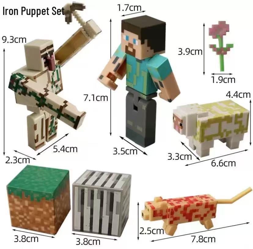 My World Cake Decoration: Steve Figurine for Kids' Birthday Baking & Dress-up