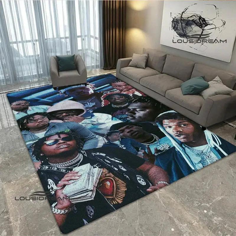 2026 Hip-hop singer Lil Baby carpet Non-slip carpet Yoga mat carpets for living room area rug Door pad anime rug birthday gift