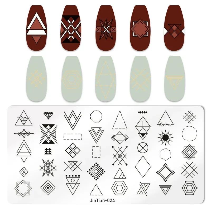 Nagelstempelplatten mit Schlangen- und Leoparden-Motiv, englische Buchstaben, Liebe, Herz, Blätter, Blumen, Design, Druckplatten, Nagelkunst, Schablone, Stempelwerkzeug