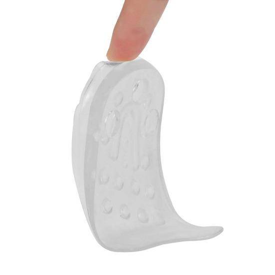 

5-слойные регулируемые силиконовые гелевые вставки, увеличивающие высоту подъема обуви, более высокая стелька