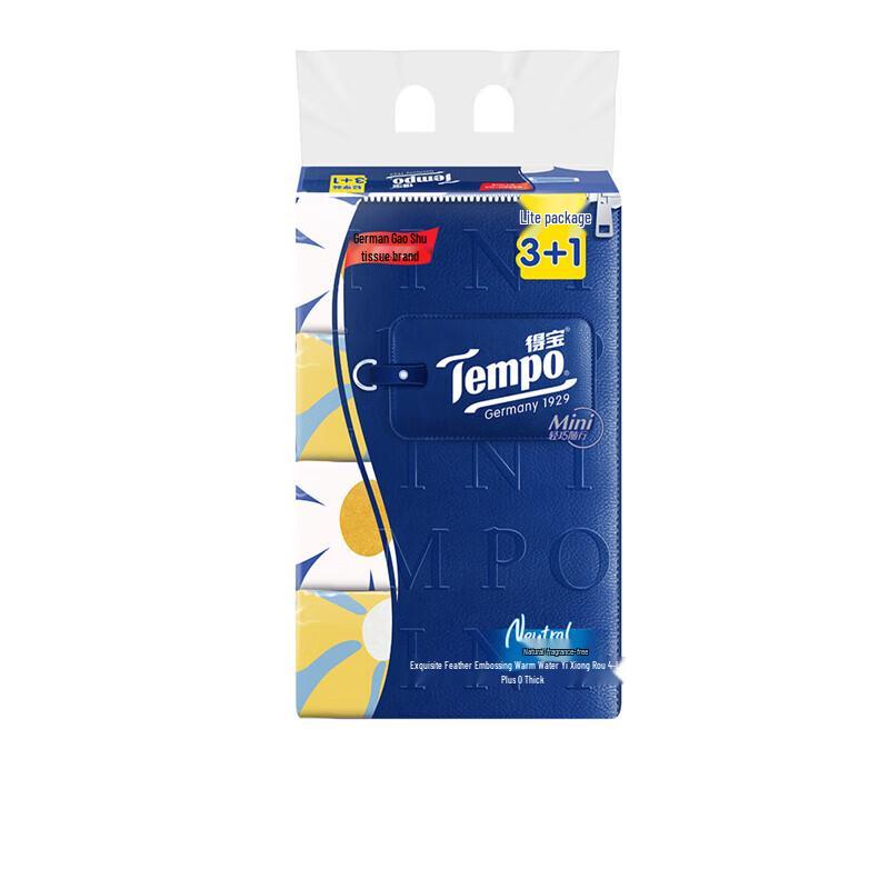 Tempo Unscented 4-Ply Facial Tissues