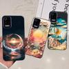 Para LG K52 2020 / LG Q52 2020 Funda Trasera Calavera Dragón Estilo Genial Dibujos Animados Carcasas Parachoques Bumper de Silicona Suave Negro Para LG K22 2020