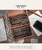 70-Piece Retro Wooden Stamp Set: Uppercase, Lowercase, Numbers, Cursive & Standard
