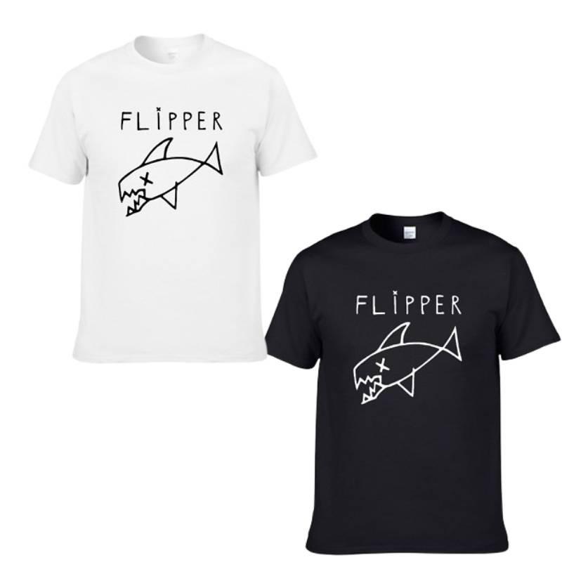 Rock Style Short Sleeve T-shirt For Men And Women Comfortable Loose Fit White Design